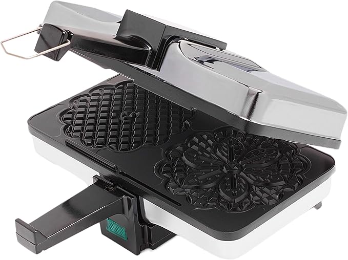 CucinaPro Pizzelle Maker 2 Pack Set– Nonstick Pizzelle Baker & Mini Italian Waffle Iron Press, Easy to Use Duo for Thin Crisp Cookies & Unique Dessert Treats, Gift Bundle for Home, Kitchen Must Have