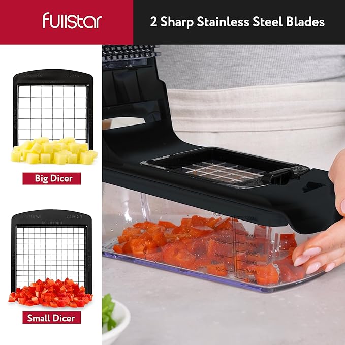 fullstar 8 in 1 Black Chopper And Blade Replacement