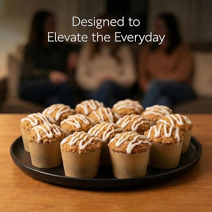 Restaurantware Panificio Premium 3 oz Kraft Paper Mini Baking Cup: Paper Baking Cups Perfect for Muffins Cupcakes or Mini Snacks - Scalloped - Disposable and Recyclable - 200ct Box