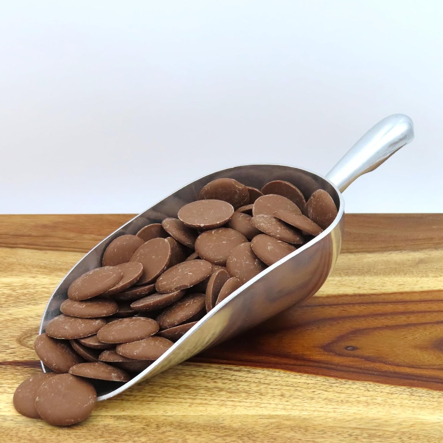 MERCKENS Coating Wafers, Milk Melting Chocolate, Cocoa Lite, 1 Pound Package