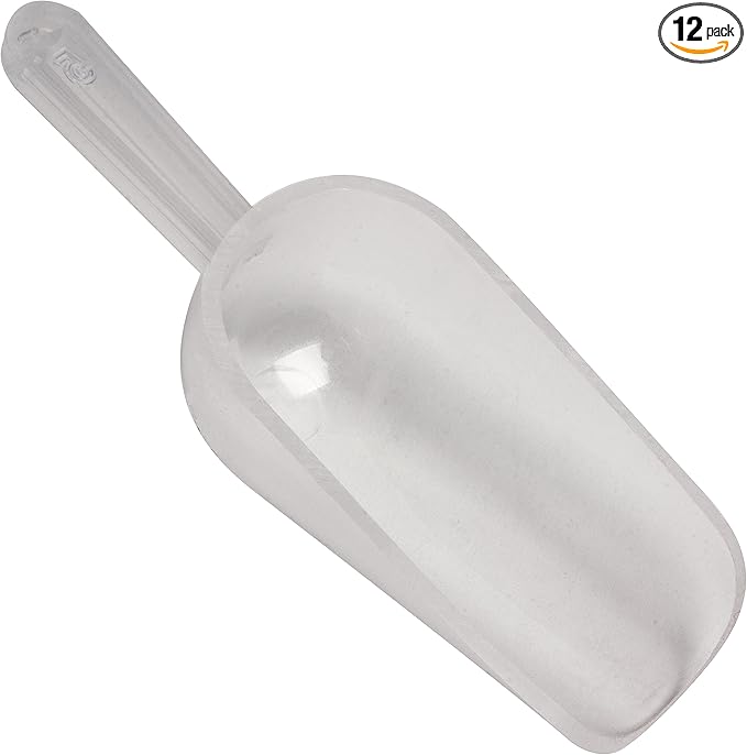 SP Bel-Art Sampling Scoop; 22ml (0.74oz), Plastic (Pack of 12) (F36747-0000) Made in USA