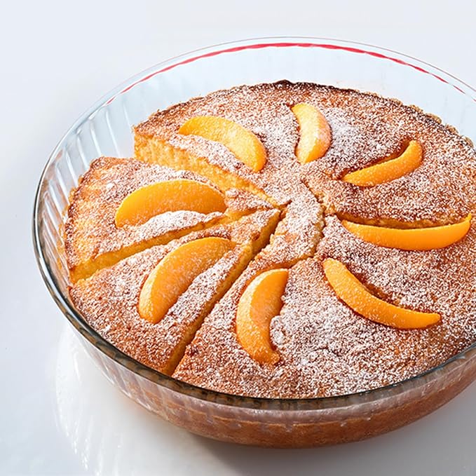 10 Inch Glass Deep Pie Dish for Baking Glass Baking Dish Clear and Durable Oven Baking Pie Pan Quiche Baking Dish Deep