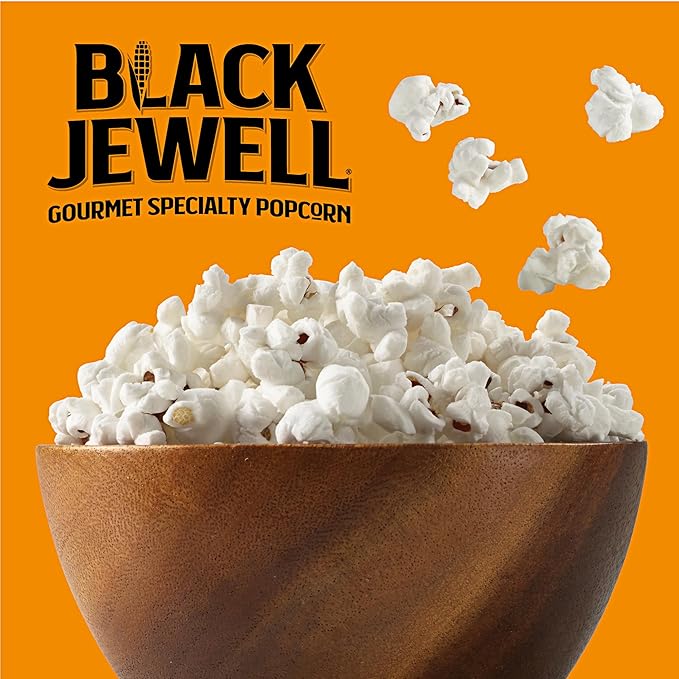 Black Jewell Gourmet White Microwave Popcorn, Touch of Butter, 10.5 Ounce (Pack of 1)