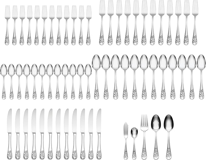 Lenox 894645 Chestnut Ridge 65-Piece Flatware Set