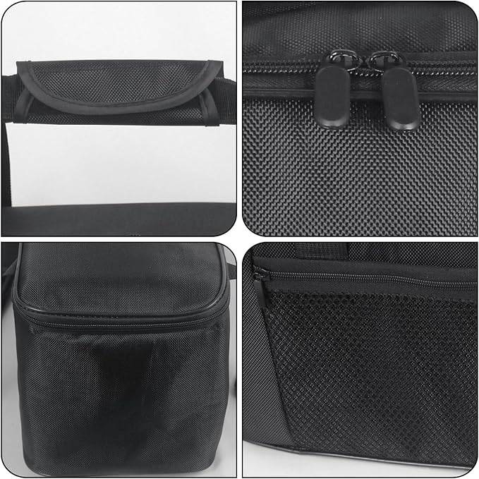 Carrying Bag for Bella 4 Slice Slim Toaster, Portable Outdoor Toaster Travel Carrier Bag Case for Bella, Waterproof & Heat-Resistant 4 Slice Bread Maker Bag with Aluminum Foil Lining
