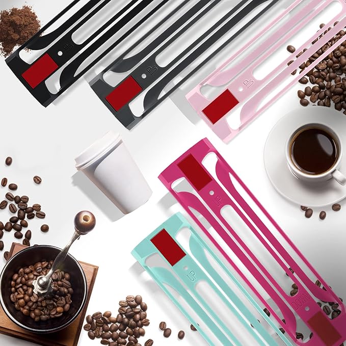 K Cup Holder for Keurig: Coffee Pod Holders for Counter Small Space - Kcup holders for Wall Mount (2, Gray)