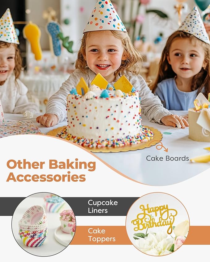 Kootek 700pcs Cake Decorating Kit, Baking Supplies with Springform Pans, Cake Turntable for Decorating, Piping Tips Set, Pastry Bags, and More Baking Tools for Mother's Day