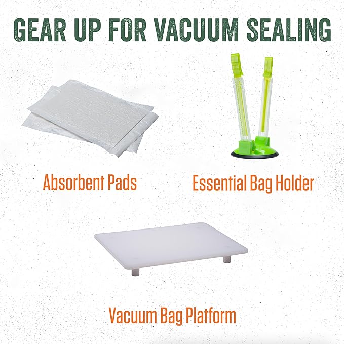 LEM Products MaxVac Combo Pack of Vacuum Sealer Bags and Rolls, Compatible with Major Vacuum Sealer Brands
