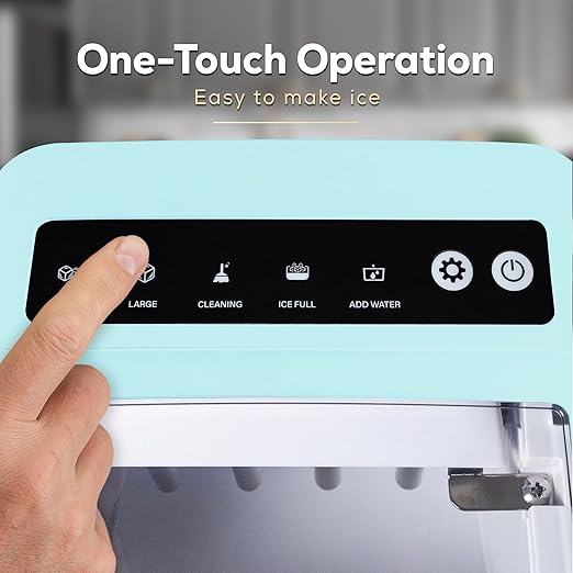 Igloo Automatic Self-Cleaning Portable Electric Countertop Ice Maker Machine with Handle, 26 Pounds in 24 Hours, 9 Ice Cubes Ready in 7 Minutes, with Ice Scoop and Basket