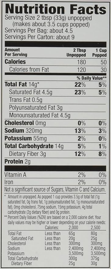 Orville Redenbacher's Gourmet Microwave Popcorn, Pour-Over, Movie Theater Butter, 2-Count (Pack of 6)