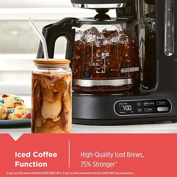 BLACK+DECKER 12-Cup Digital Coffee Maker and Coffee Grinder Bundle