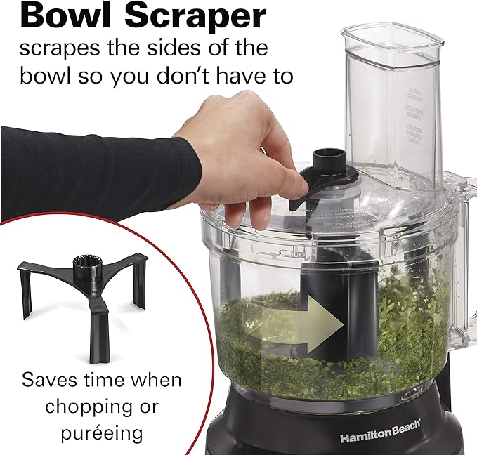 Hamilton Beach Food Processor & Vegetable Chopper Bundle (70730 + 72850)