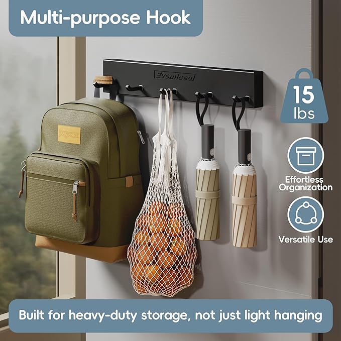 Magnetic Cup Holder for Fridge for 20/30/40 oz Stanley Tumblers Water Bottle Holders & Lid Hook Organizers with Straw Accessories Storage (3 Cups, 5 Hooks)
