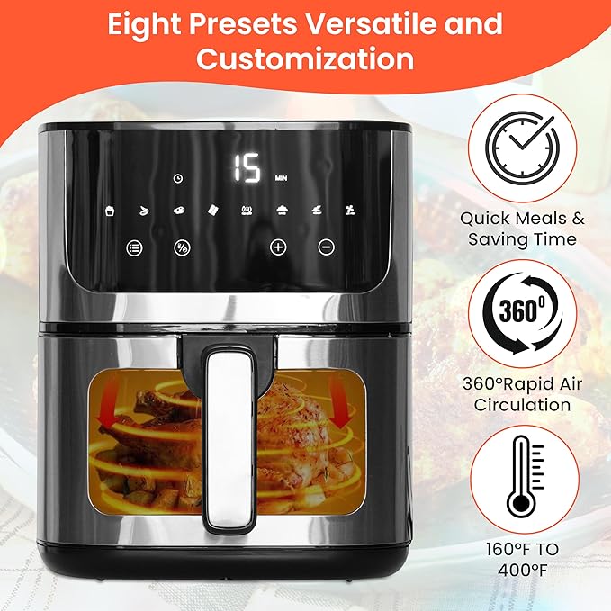 Air Fryer 5qt Convection Oven Oiless Fryer
