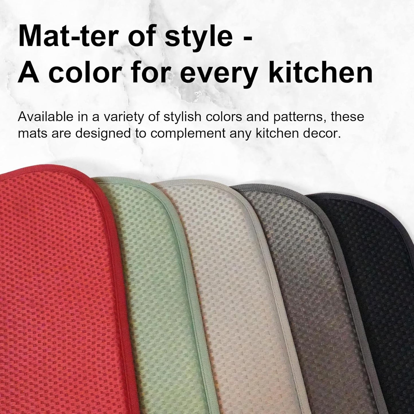 Dish Dryer Mat, Dish Drying Mats For Kitchen Counter, Large Dish Drying Pad for Kitchen Counter, Microfiber Dish Drying Mat for Sinks, Drainer Mats, 20 x 15 inches (Gray)