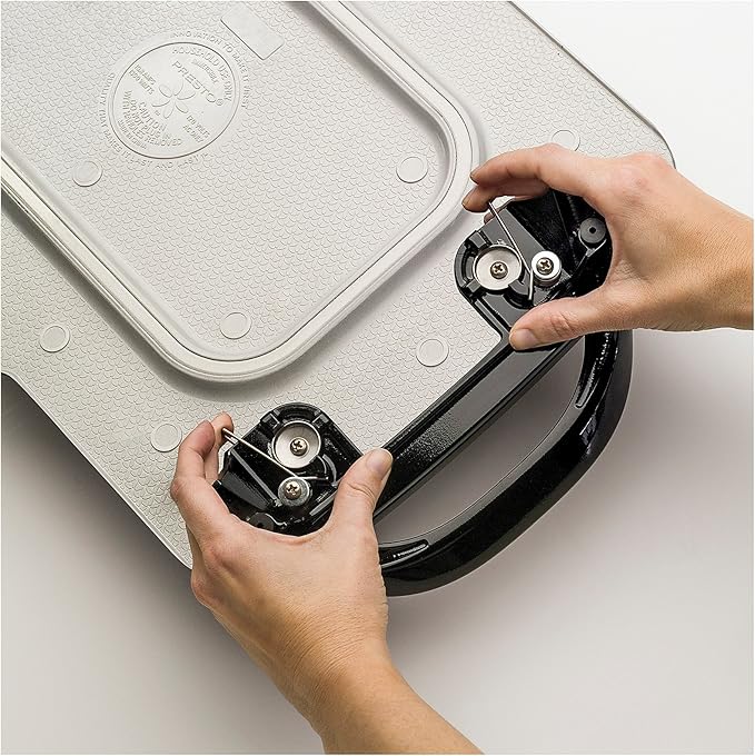Presto 07061 22-Inch Electric Griddle with Removable Handles, Extra-Large Nonstick Ceramic Surface, Black