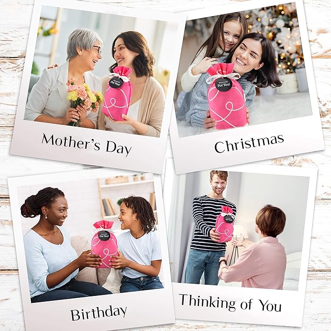 Gifts For Mom - Tea Lovers Gift Basket, Set Includes Temperature Retention Cup 12 Special Blend Teabags & Honey Presented in Beautiful Gift Bag For Mothers Day, Birthday, Get Well, Thinking of You Care Package