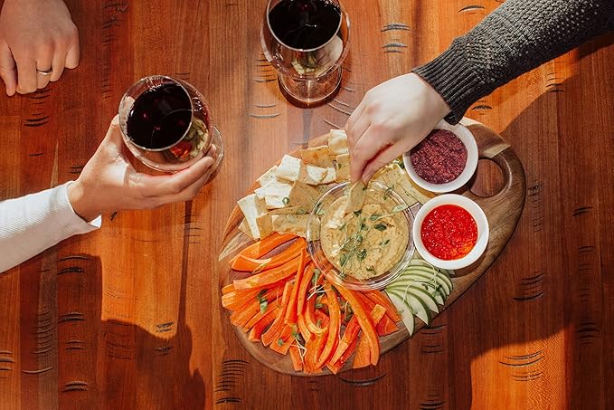 PICNIC TIME NCAA Washington & Lee Generals Pebble Acacia Charcuterie Board 18" x 15", Cheese Board, Wood Serving Platter, (Natural Acacia)