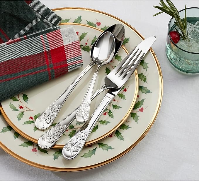 Lenox 894645 Chestnut Ridge 65-Piece Flatware Set
