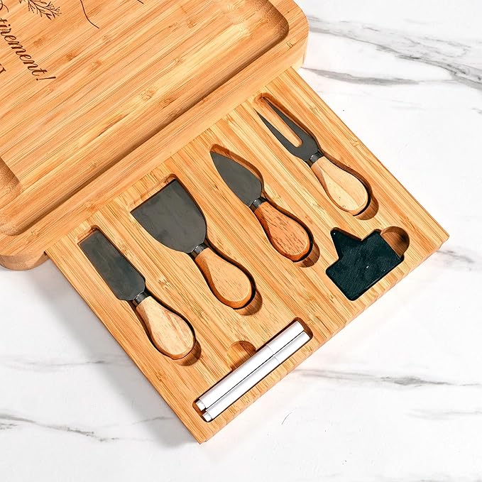 Personalized Retirement Charcuterie Board, Employee Appreciation Cheese Board - Retirement Gifts for Coworker, Farewell Gifts for Boss, Leader
